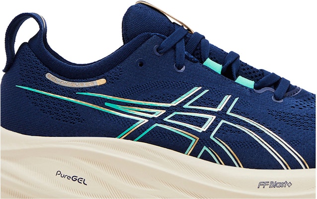 (W) 아식스 젤 님버스 26 '블루 익스팬스 오로라 그린' 1012B601-400 Order (W) 아식스 젤 님버스 26 '블루 익스팬스 오로라 그린' 1012B601-400