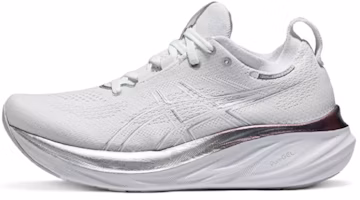 (Women) ASICS Gel Nimbus 26 Platinum 'Real White Pure Silver' 1012B720-100 (Women) ASICS Gel Nimbus 26 Platinum 'Real White Pure Silver' 1012B720-100