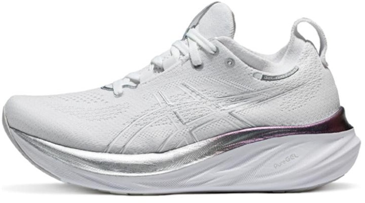 (Women) ASICS Gel Nimbus 26 Platinum 'Real White Pure Silver' 1012B720-100 Buy (Women) ASICS Gel Nimbus 26 Platinum 'Real White Pure Silver' 1012B720-100