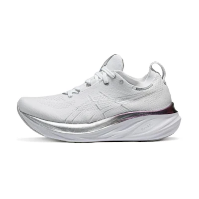(W) ASICS Gel Nimbus 26 Platinum 'Real White Pure Silver'