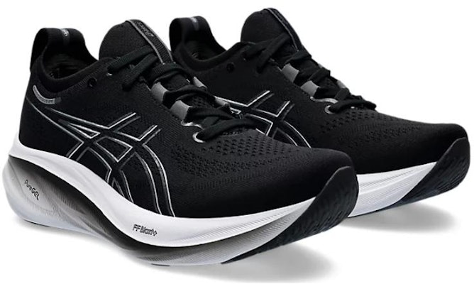 (W) ASICS Gel Nimbus 26 Ancho 'Negro Gris Grafito' 1012B602-001 Lookbook (W) ASICS Gel Nimbus 26 Ancho 'Negro Gris Grafito' 1012B602-001