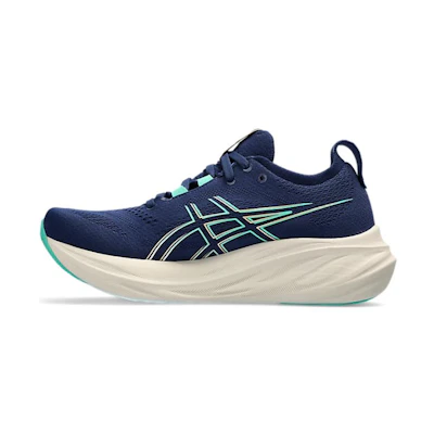 (W) ASICS Gel Nimbus 26 Wide 'French Blue Electric Lime'