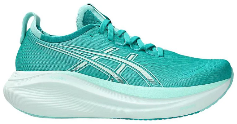 (W) ASICS Gel-Nimbus 27 Gelombang Teal Mint Bersinar 1012B753-400 Shop (W) ASICS Gel-Nimbus 27 Gelombang Teal Mint Bersinar 1012B753-400
