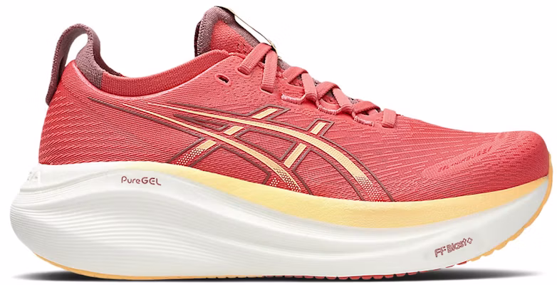 (Women) ASICS Gel Nimbus 27 D Wide 'Dark Pink Clay Orange Glow' 1012B752-701 Buy (Women) ASICS Gel Nimbus 27 D Wide 'Dark Pink Clay Orange Glow' 1012B752-701