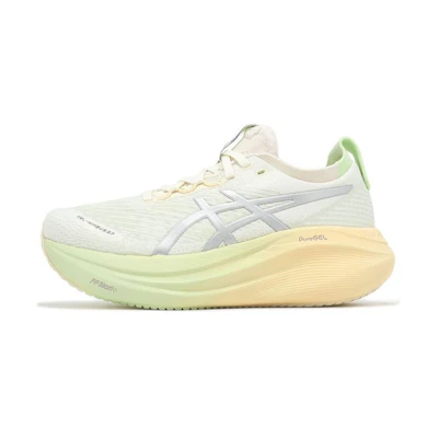 (W) ASICS Gel Nimbus 27 Lite Show 'Cream Silver Green'