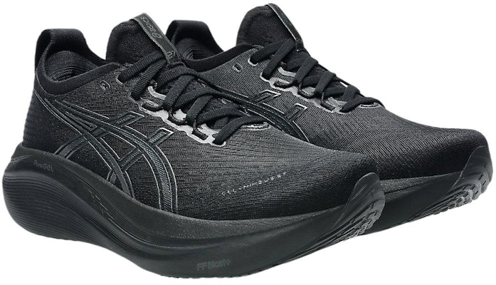 (Women) ASICS Gel Nimbus 27 Wide 'Black Graphite Grey' 1012B752-001 Lookbook (Women) ASICS Gel Nimbus 27 Wide 'Black Graphite Grey' 1012B752-001