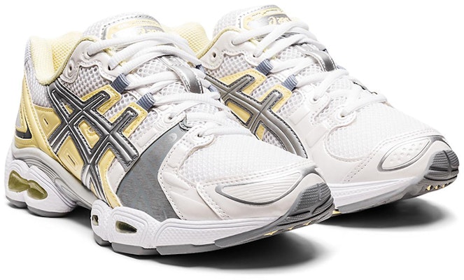 (Women) ASICS GEL-Nimbus 9 'White Silver Yellow' 1202A278-101 Lookbook (Women) ASICS GEL-Nimbus 9 'White Silver Yellow' 1202A278-101