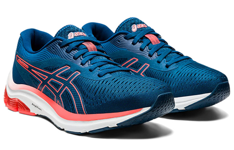 (W) ASICS Gel-Pulse 12 Sports Shoes Blue/Orange 圖 3