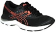 Lookbook (W) アシックス ゲルパルス9 黒オレンジ T7D8N-9006