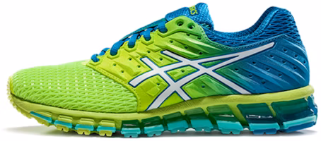 (Women) ASICS Gel Quantum 180 2 Yellow/Blue T6G7N-0701 (Women) ASICS Gel Quantum 180 2 Yellow/Blue T6G7N-0701