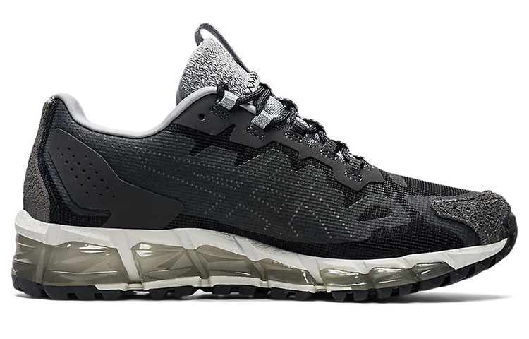 Order (W) ASICS Gel Quantum 360 6 'Hitam Piedmont Abu-abu' 1202A166-001