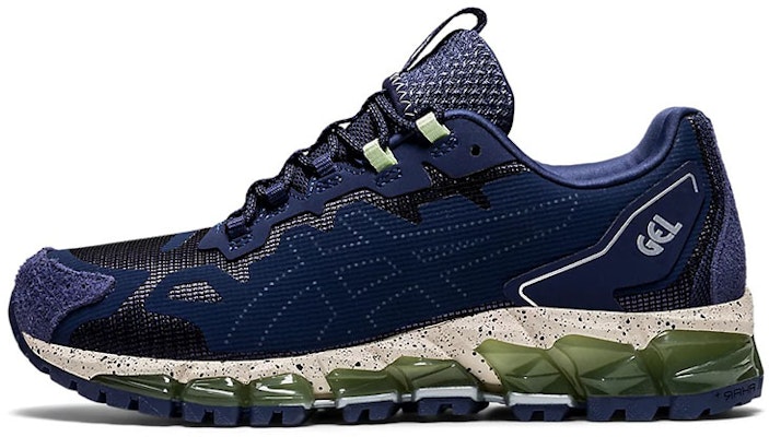 (W) 亚瑟士 Gel Quantum 360 6 '雷霆蓝耳语绿'运动鞋 1202A166-400 Buy (W) 亚瑟士 Gel Quantum 360 6 '雷霆蓝耳语绿'运动鞋 1202A166-400