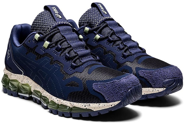 (W) 亚瑟士 Gel Quantum 360 6 '雷霆蓝耳语绿'运动鞋 1202A166-400 Lookbook (W) 亚瑟士 Gel Quantum 360 6 '雷霆蓝耳语绿'运动鞋 1202A166-400