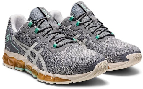 (W) ASICS Gel Quantum 360 6 Knit 'Glacier Grey Cyan' Kelabu Glacier Cyan 1202A081-020 Lookbook (W) ASICS Gel Quantum 360 6 Knit 'Glacier Grey Cyan' Kelabu Glacier Cyan 1202A081-020