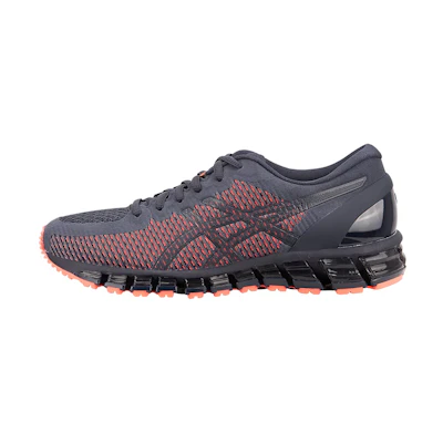 (W) ASICS GEL-QNTM 360 'Lightweight Breathable Durable Low Top Running Shoe Grey Orange'