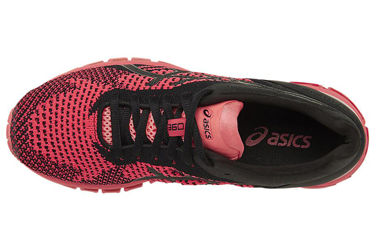 Lookbook (W) ASICS Gel Quantum 360 Knit Negro/Rojo T778N-7690