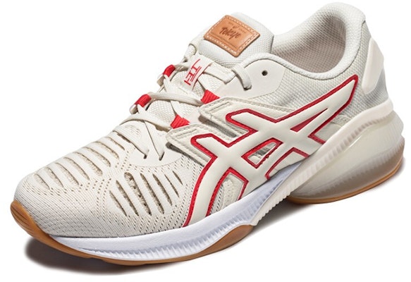 (Women) ASICS Gel Quantum Jin Shoes Birch 'White Red' 1022A291-201 Lookbook (Women) ASICS Gel Quantum Jin Shoes Birch 'White Red' 1022A291-201