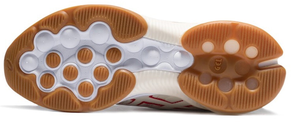 (Women) ASICS Gel Quantum Jin Shoes Birch 'White Red' 1022A291-201 Details for (Women) ASICS Gel Quantum Jin Shoes Birch 'White Red' 1022A291-201