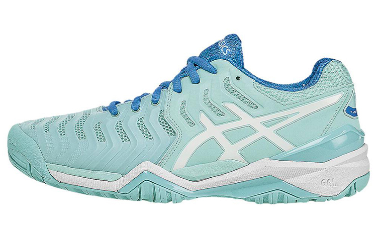 (Women) ASICS Gel Resolution 7 'Aqua Splash'  E751Y-6701