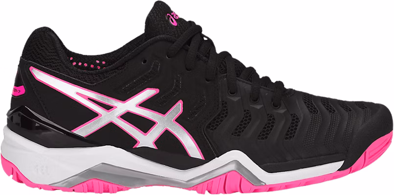 (女款)ASICS Gel Resolution 7 '黑色 銀色 粉紅色' E751Y-9093 Buy (女款)ASICS Gel Resolution 7 '黑色 銀色 粉紅色' E751Y-9093