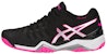 (W) ASICS Gel Resolusi 7 'Hitam Perak Pink Panas' E751Y-9093