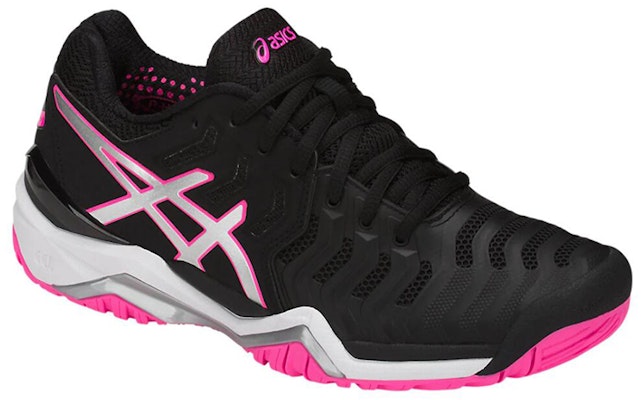 (Women) ASICS Gel Resolution 7 'Black Silver Hot Pink' E751Y-9093 Lookbook (Women) ASICS Gel Resolution 7 'Black Silver Hot Pink' E751Y-9093