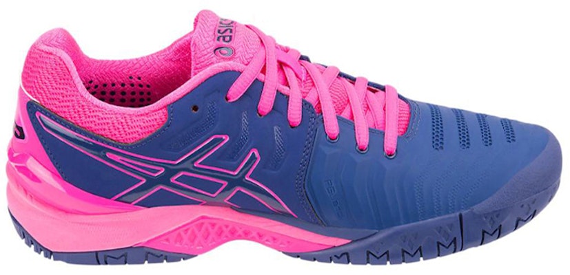 (Women) ASICS Gel Resolution 7 'Blue Print Pink'  E751Y-400 Order (Women) ASICS Gel Resolution 7 'Blue Print Pink'  E751Y-400