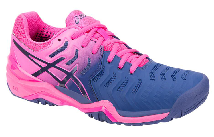 Lookbook (W) ASICS Gel Resolution 7 "Bleu Imprimé Rose" E751Y-400