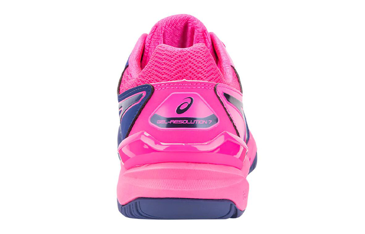 Shop (W) ASICS Gel Resolution 7 "Bleu Imprimé Rose" E751Y-400