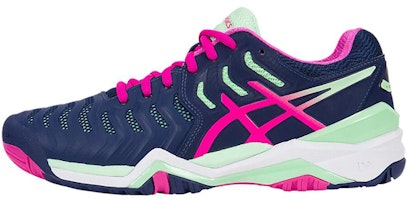 (Women) ASICS Gel Resolution 7 'Indigo Blue Pink Glow' E751Y-4920 (Women) ASICS Gel Resolution 7 'Indigo Blue Pink Glow' E751Y-4920