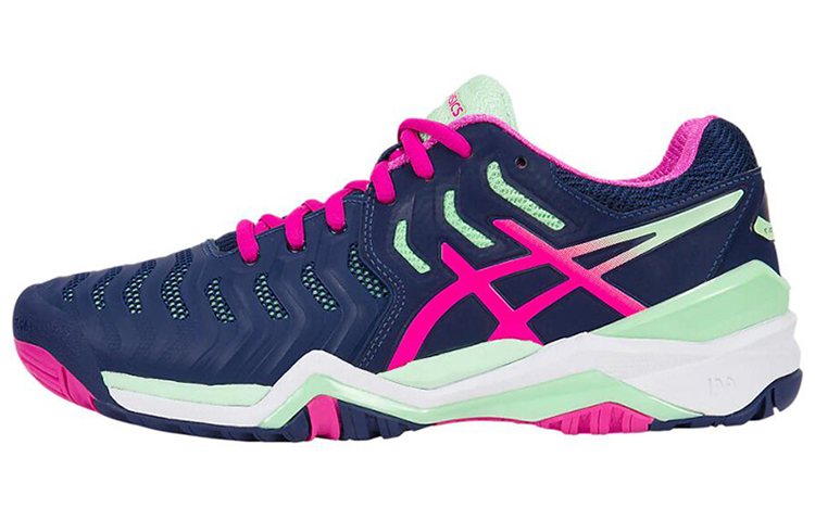 (Women) ASICS Gel Resolution 7 'Indigo Blue Pink Glow'  E751Y-4920