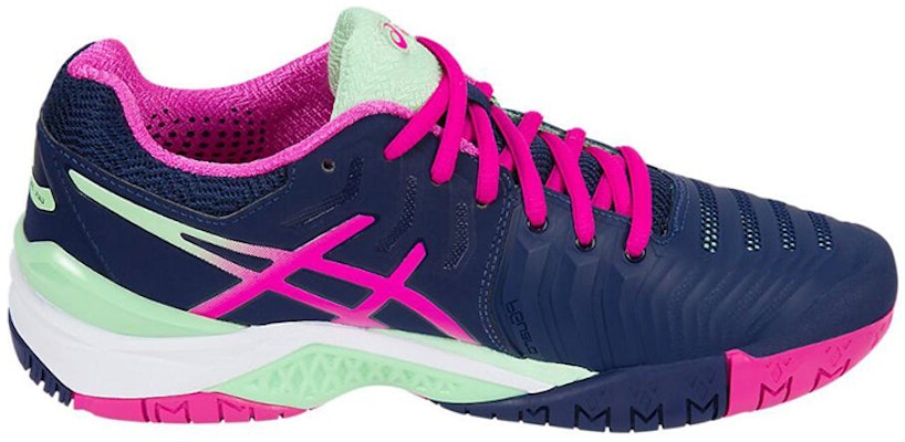 (Women) ASICS Gel Resolution 7 'Indigo Blue Pink Glow' E751Y-4920 Order (Women) ASICS Gel Resolution 7 'Indigo Blue Pink Glow' E751Y-4920