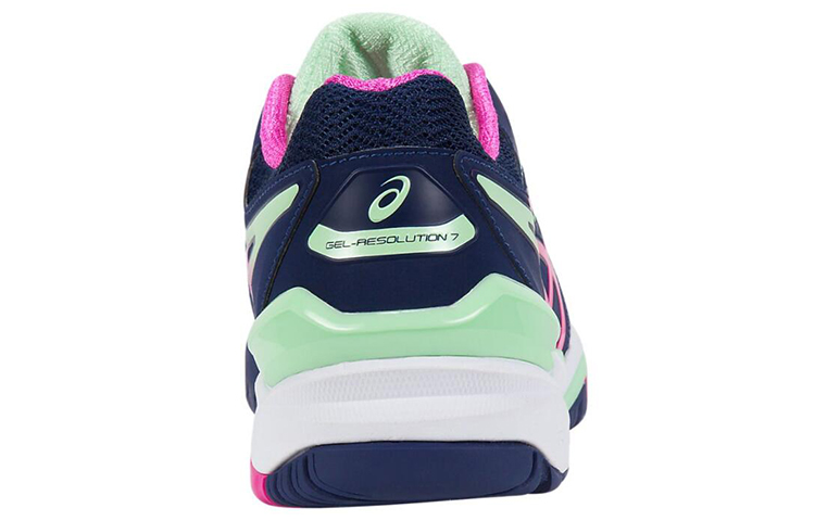 Shop (W) ASICS Gel Resolution 7 ''Indigo Blau Pink Glow'' E751Y-4920