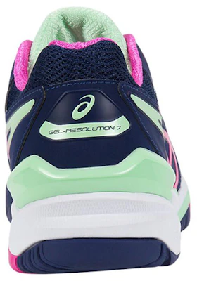(W) ASICS Gel Resolution 7 ''Indigo Blau Pink Glow'' E751Y-4920 Shop (W) ASICS Gel Resolution 7 ''Indigo Blau Pink Glow'' E751Y-4920