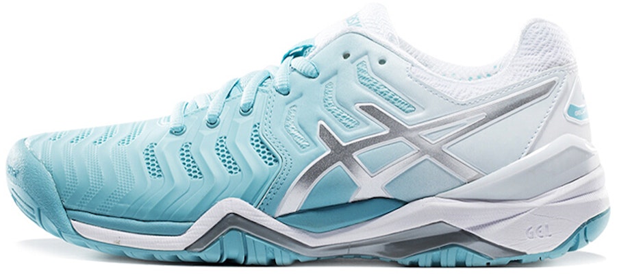 (Women) ASICS Gel Resolution 7 'Porcelain Blue Silver' E751Y-1493 Buy (Women) ASICS Gel Resolution 7 'Porcelain Blue Silver' E751Y-1493