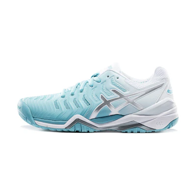 (W) ASICS Gel Resolution 7 'Porcelain Blue Silver'