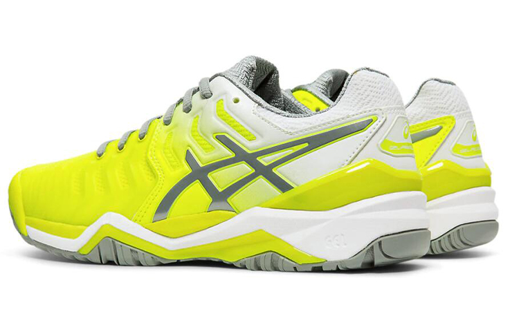 Lookbook (W) ASICS Gel Resolution 7 'Amarillo Seguridad Gris Piedra' E751Y-750