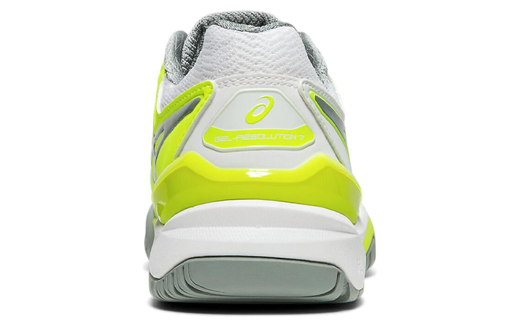 Shop (W) ASICS Gel Resolution 7 'Amarillo Seguridad Gris Piedra' E751Y-750
