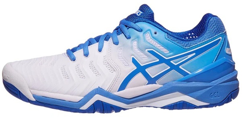 (Women) ASICS Gel Resolution 7 'White Blue Coast' E751Y-101 Buy (Women) ASICS Gel Resolution 7 'White Blue Coast' E751Y-101