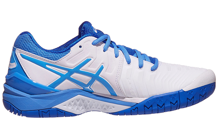 Order (W) ASICS Gel Resolution 7 ''Wit Blauw Coast'' E751Y-101