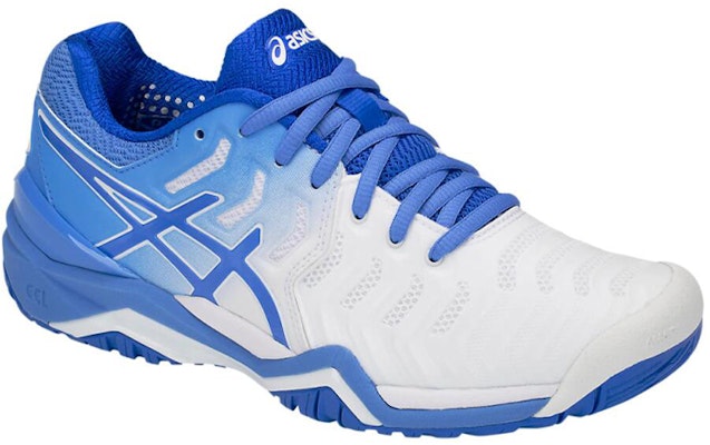 (W) ASICS Gel Resolution 7 'Putih Biru Pantai' E751Y-101 Lookbook (W) ASICS Gel Resolution 7 'Putih Biru Pantai' E751Y-101