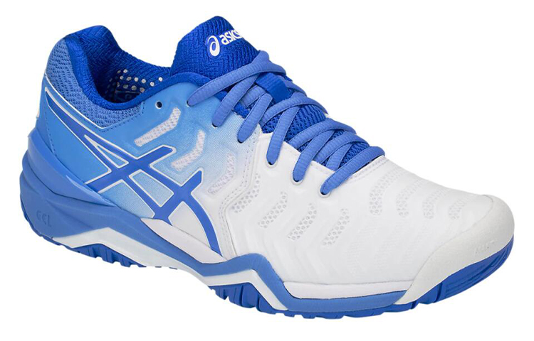 Lookbook (W) ASICS Gel Resolution 7 ''Wit Blauw Coast'' E751Y-101
