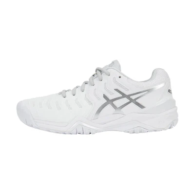 (W) ASICS Gel Resolution 7 'White Silver'
