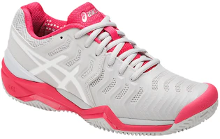 Shop (女款)ASICS Gel Resolution 7 粘土場地網球鞋 '冰川灰' E752Y-9601