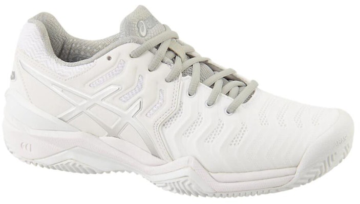 (Women) ASICS Gel-Resolution 7 Clay Court Shoes For White/Grey E752Y-0193 Lookbook (Women) ASICS Gel-Resolution 7 Clay Court Shoes For White/Grey E752Y-0193