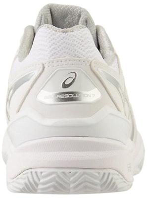 (Women) ASICS Gel-Resolution 7 Clay Court Shoes For White/Grey E752Y-0193 Purchase (Women) ASICS Gel-Resolution 7 Clay Court Shoes For White/Grey E752Y-0193