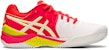 (W) ASICS Gel Resolution 7 Gelanggang Tanah Liat 'Putih Merah Kuning' E752Y-116
