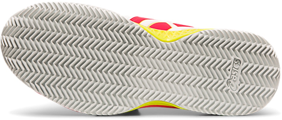 (Women) ASICS Gel Resolution 7 Clay Court 'White Red Yellow' E752Y-116 Details for (Women) ASICS Gel Resolution 7 Clay Court 'White Red Yellow' E752Y-116