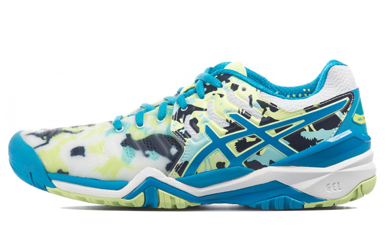 (Women) ASICS Gel Resolution 7 L.E. 'Blue Yellow' E760Y-0143