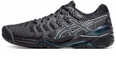 (Women) ASICS Gel Resolution 7 LE 'Black Silver' 1042A092-001 (Women) ASICS Gel Resolution 7 LE 'Black Silver' 1042A092-001